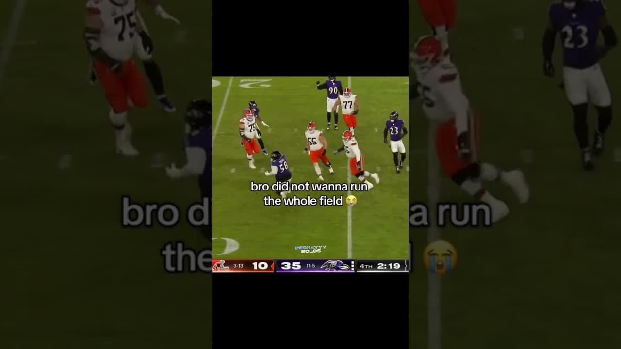 bro was NOT trying to do all that #beckayyy #goofynfl