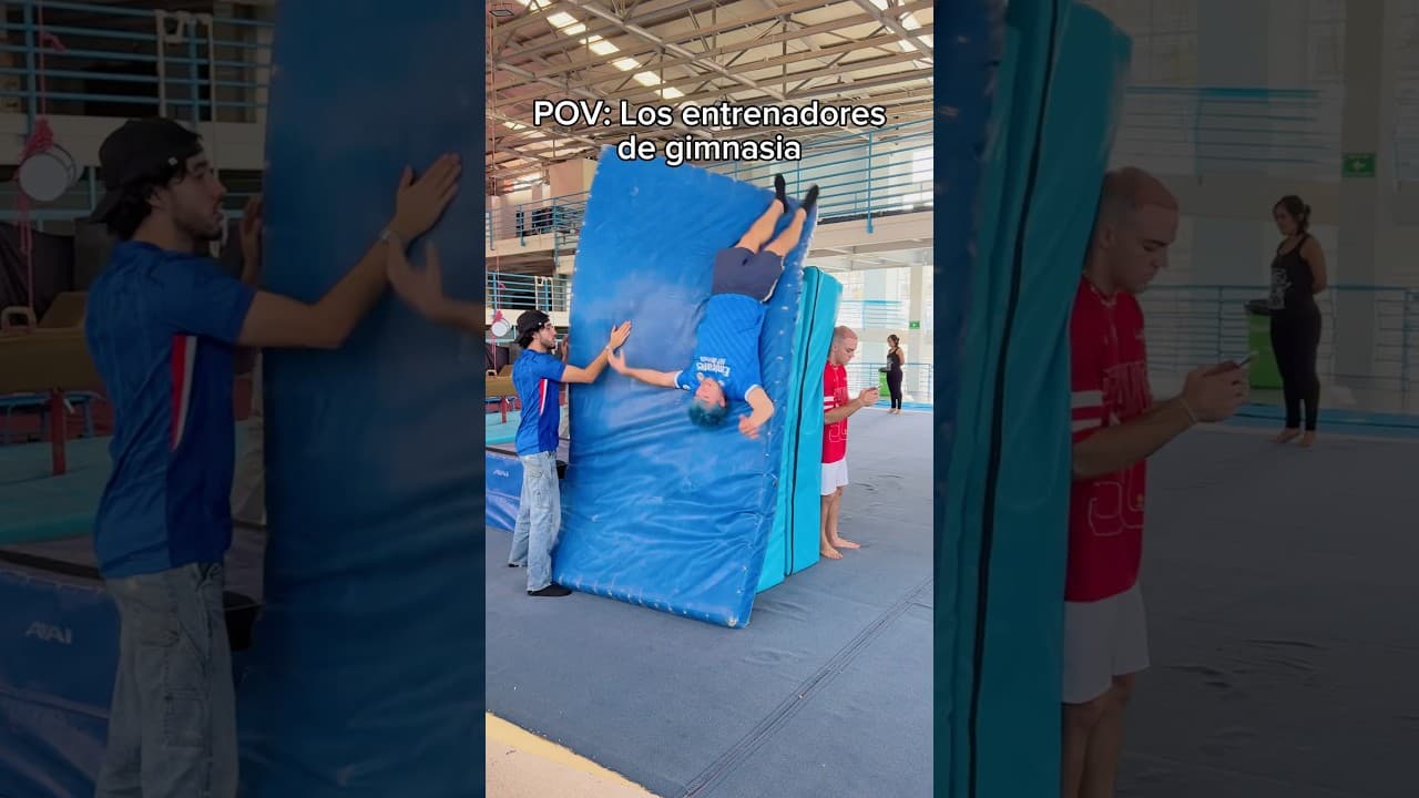 POV: Los entrenadores de gimnasia😂💀🔥