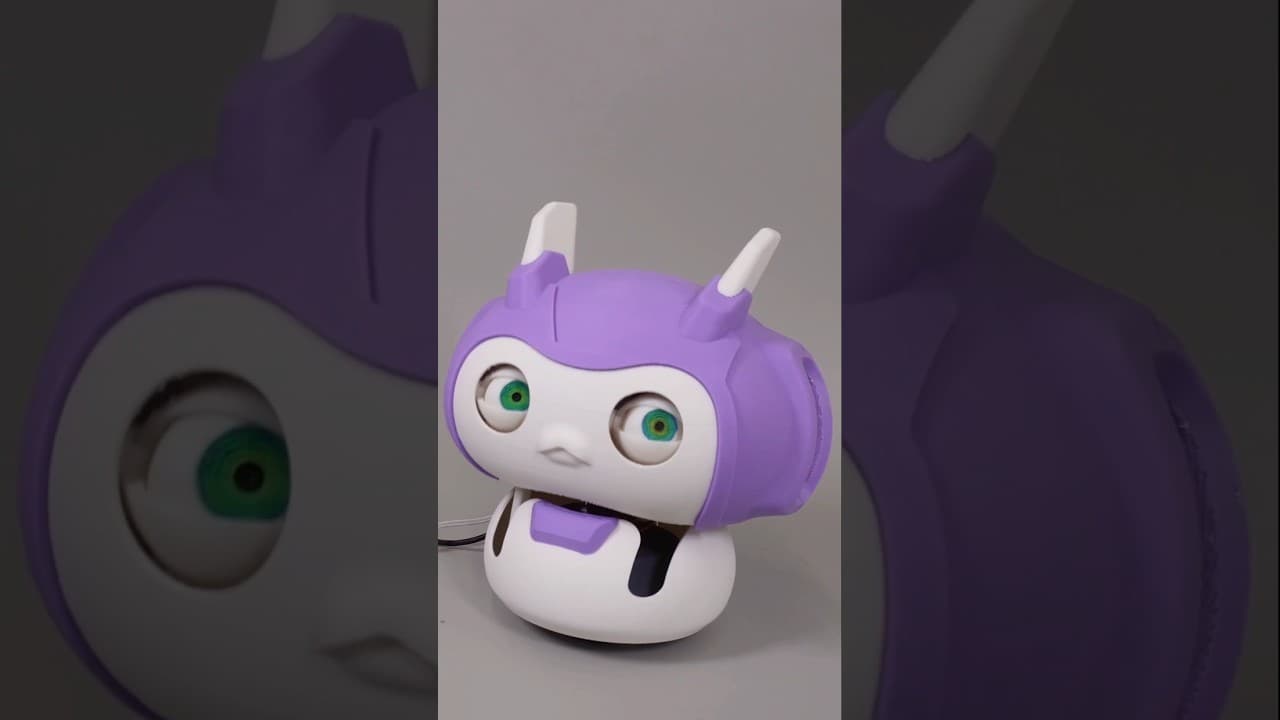 Making my eye-tracker less creepy #3dprinting #animatronics #robotics