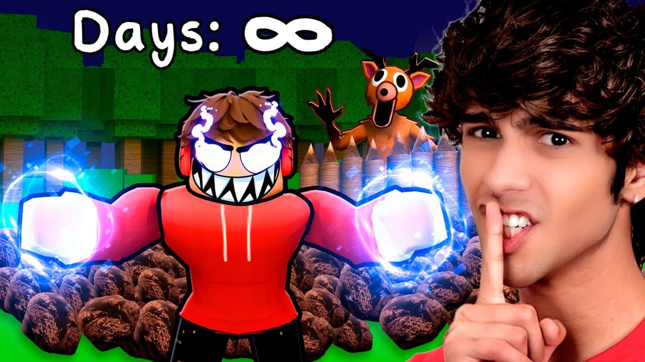 Using ADMIN for INFINITE NIGHTS in 99 Nights in the Forest!