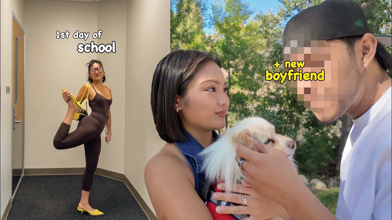 College JEOrney📚 it's the 1st day of school & i have a new boyfriend