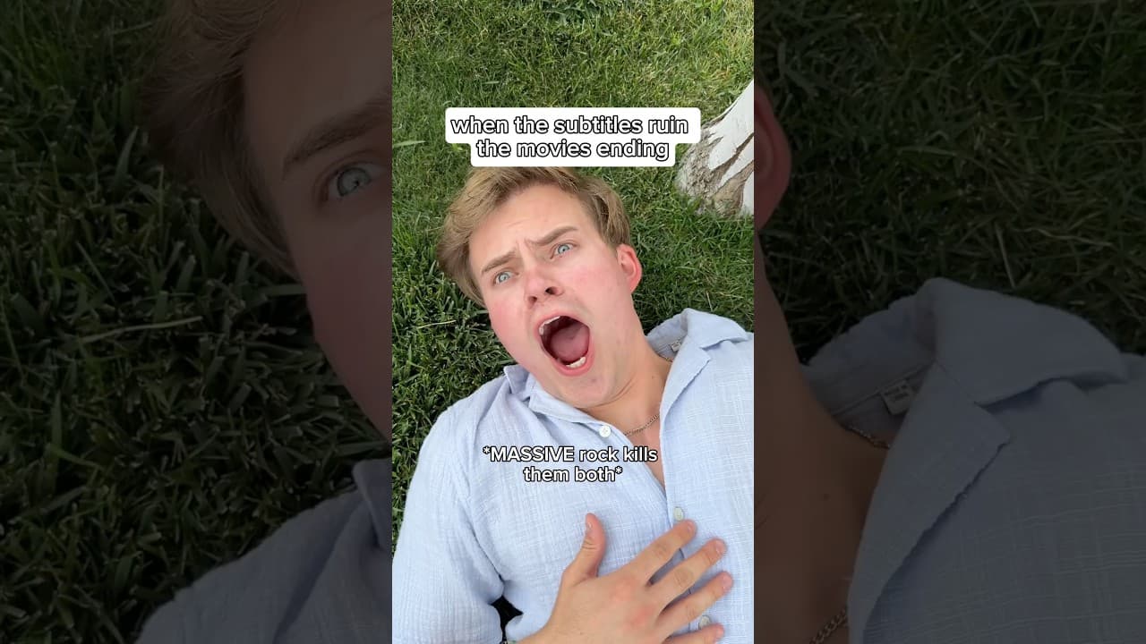 When subtitles ruin the movie ending 😂
