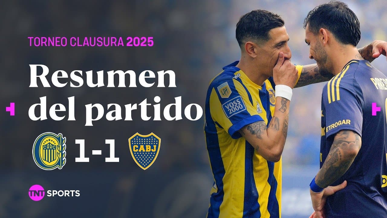 GOLAZO OLÍMPICO de DI MARÍA y EMPATE entre BOCA y CENTRAL | #RosarioCentral 1-1 #Boca | Resumen