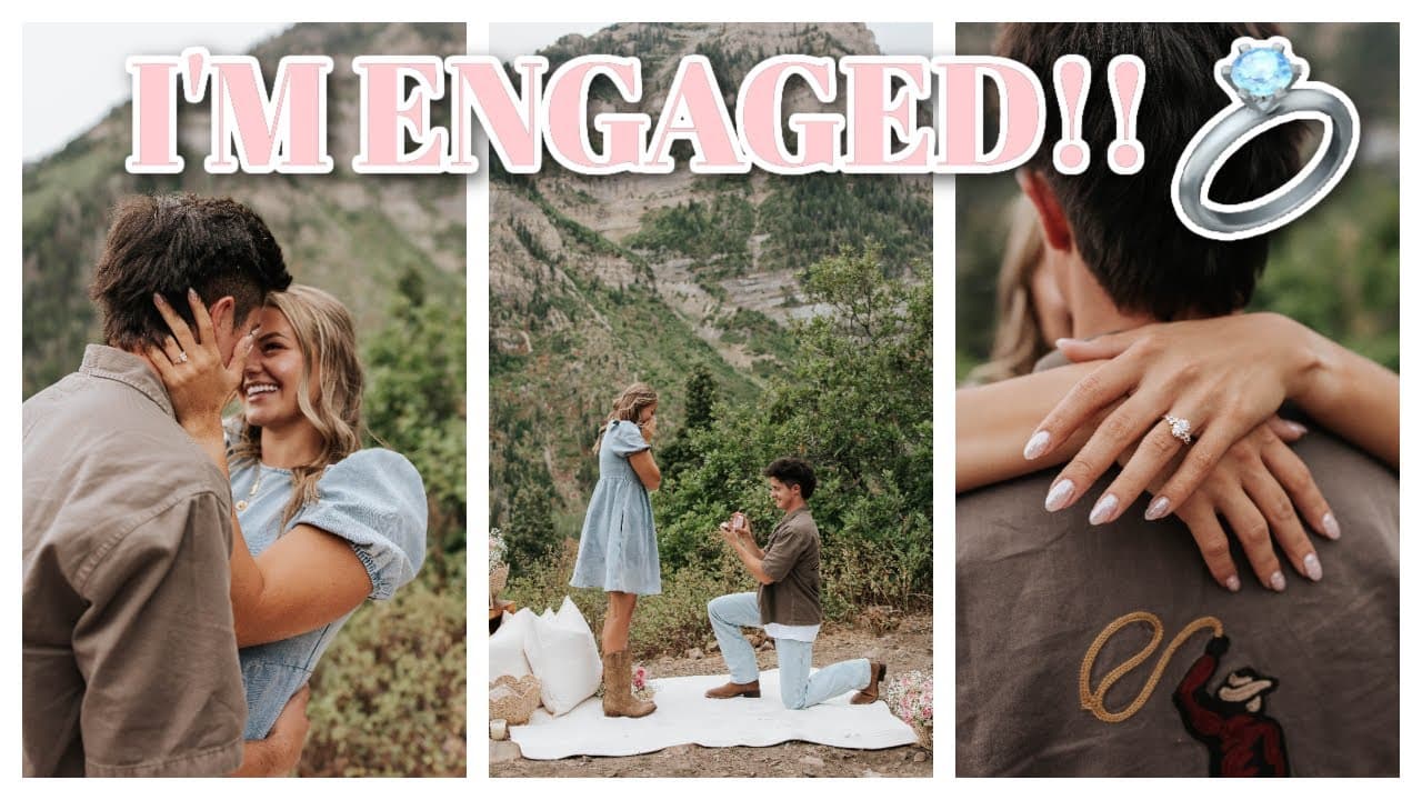 I'M ENGAGED/ ENGAGEMENT VLOG!! 💍🩷