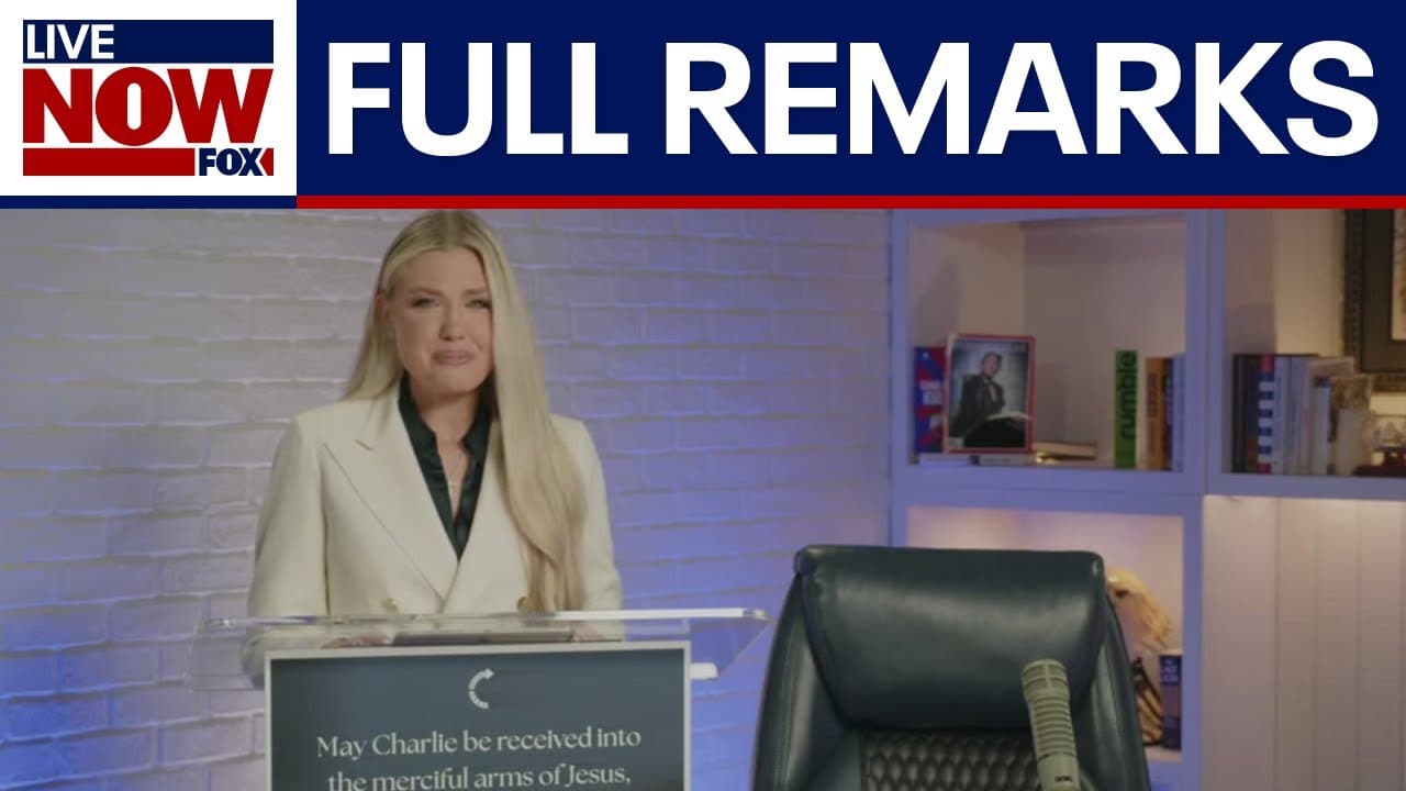 FULL: Erika Kirk speaks for the first time since husband Charlie Kirk's assassination
