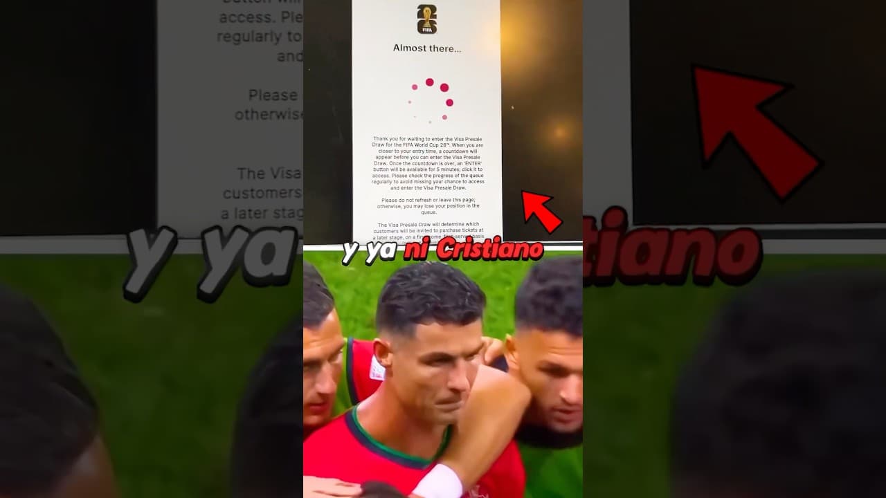 Ya empezó la venta de los boletos del mundial y ya ni Cristiano alcanzó uno #shorts #opentracks