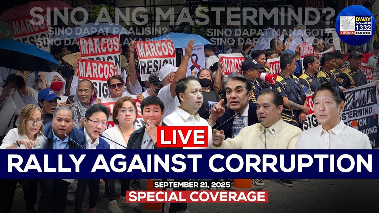 LIVE: Rally against Corruption | September 21, 2025