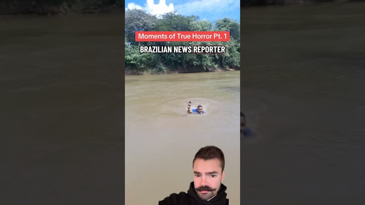 News reporter finds something HORRIFIC on live TV #morbidfacts