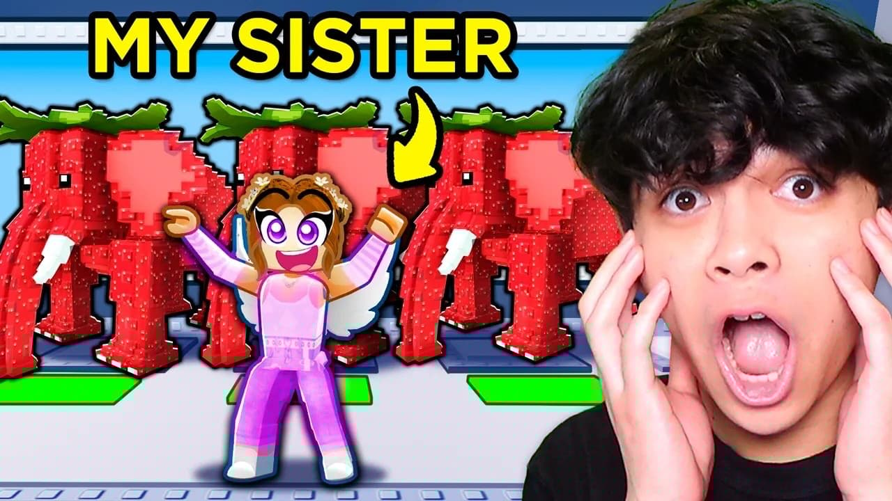 I Upgraded My Sister’s Account in Steal a Brainrot