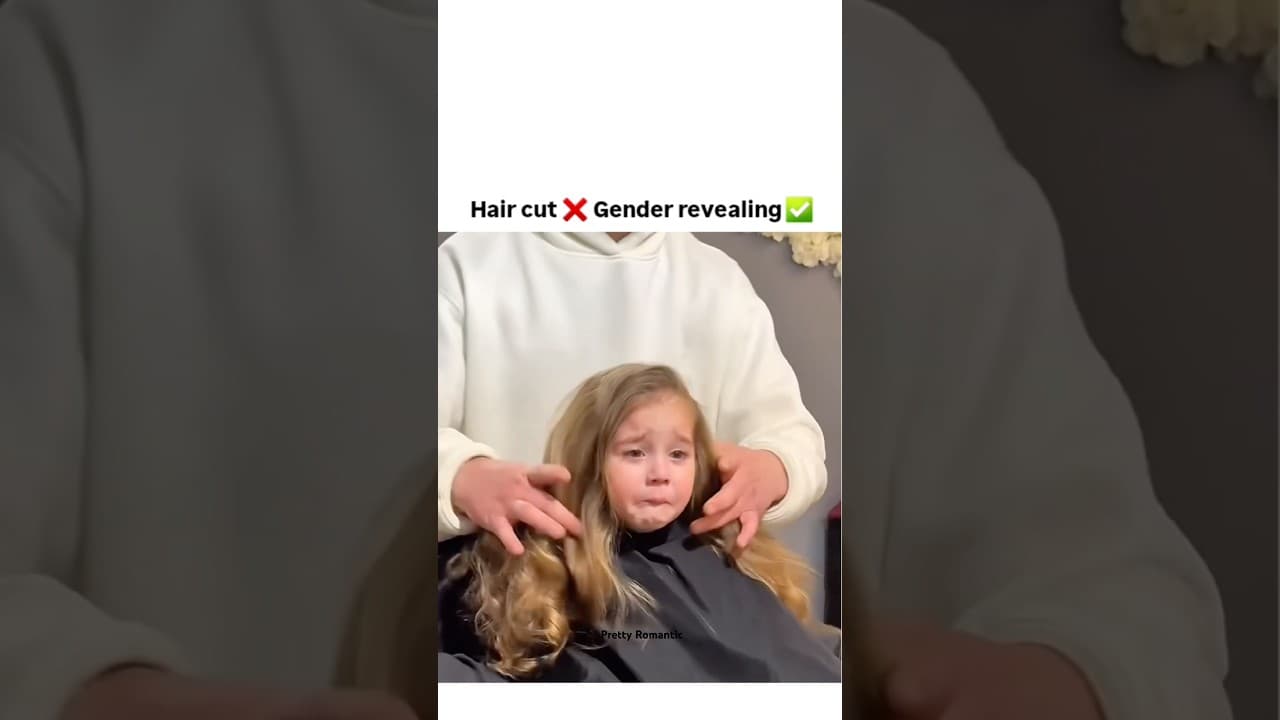 Hair Cut ❌Gender revealling ✅