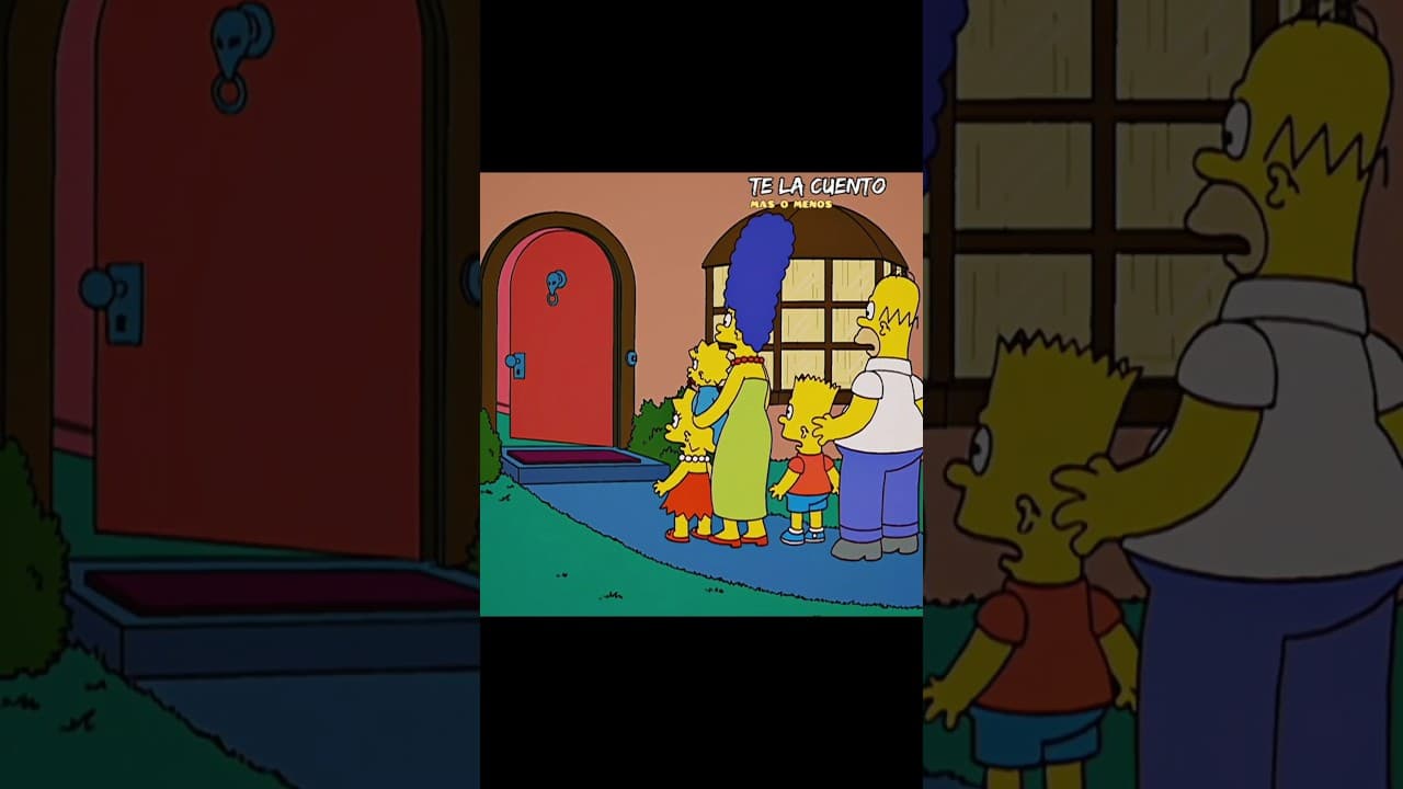 Alguien se metió a la casa 👀😂 | #simpsons #humor #funny