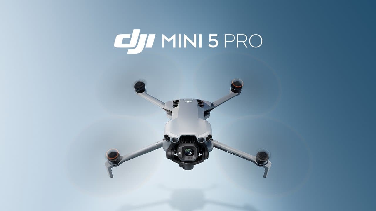 Meet DJI Mini 5 Pro - All-In-One 1-Inch Large CMOS Mini Camera Drone
