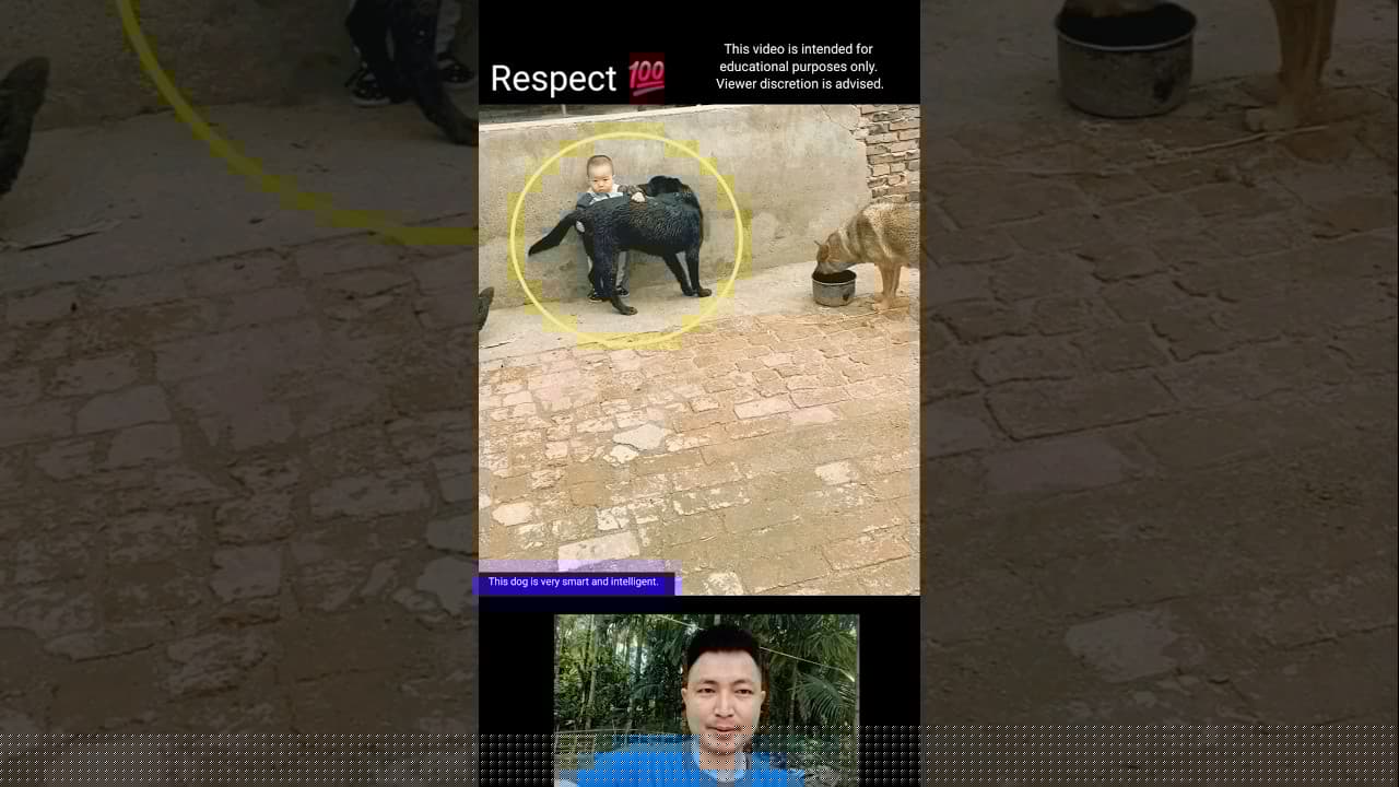 Boy wants to eat with dog #shorts #shortfeed #love #kindness