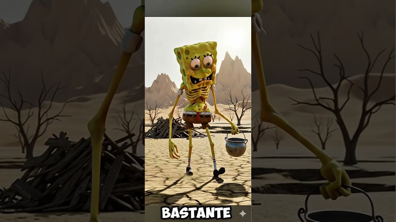 Bob Esponja hizo crecer un árbol de mango