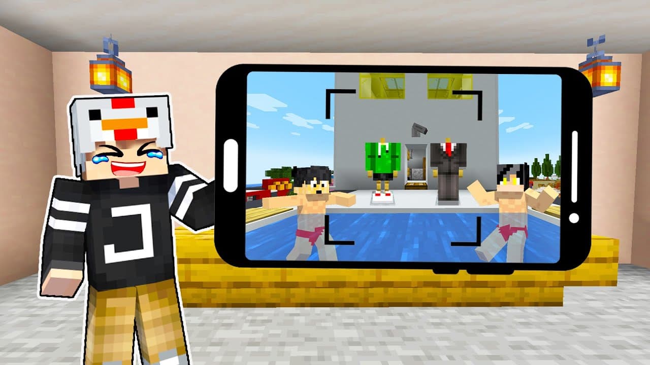 Using CAMERAS To Find My Friends Secrets In Minecraft!