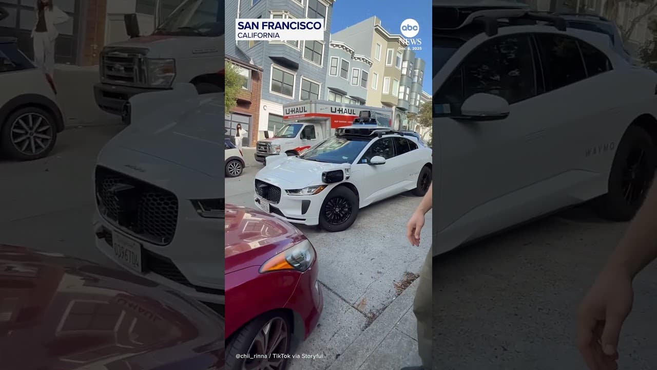Waymo cars in apparent ‘standoff’ cause traffic jam in San Francisco