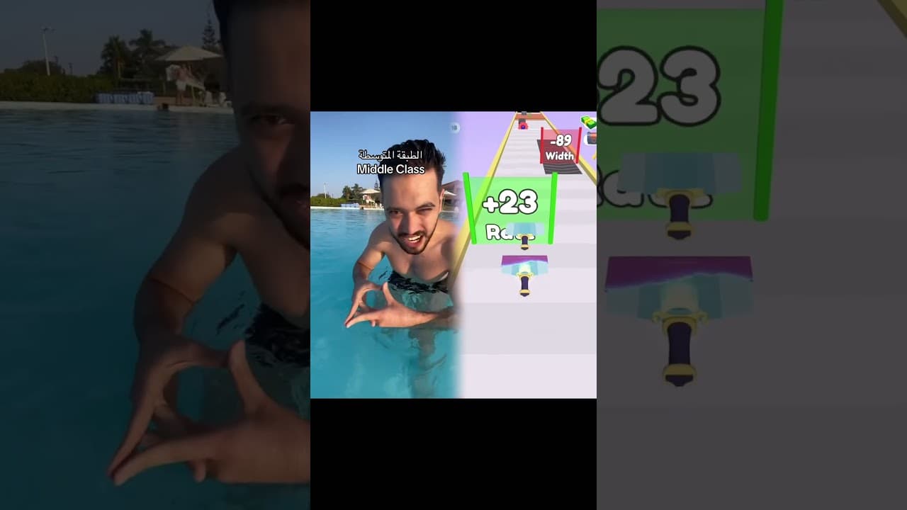 How different parents teach their kids how to swim #pov