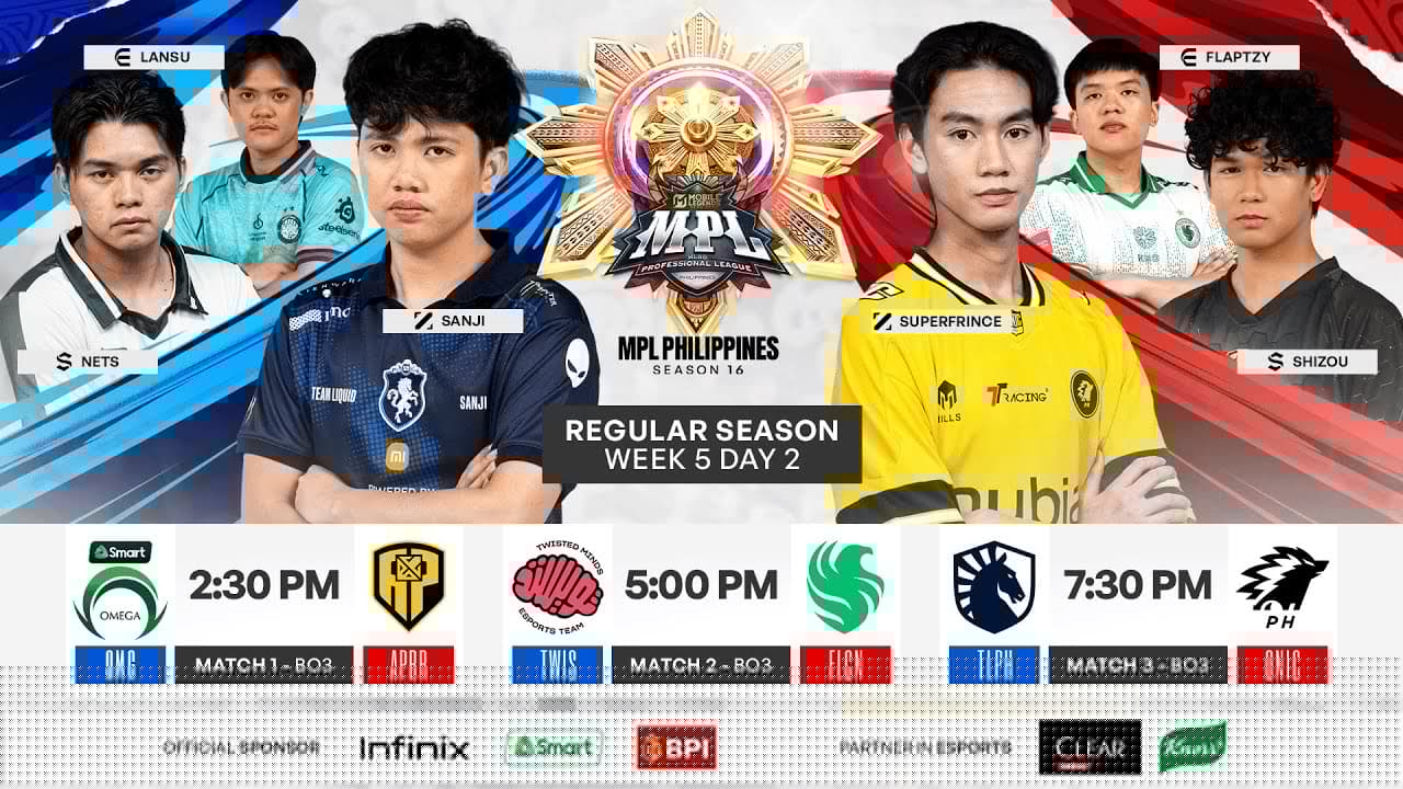🔴 LIVE | MPL PH S16 | ENGLISH - Week 5 Day 2