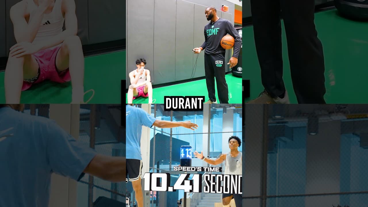 Ray Tells Jaylen Brown He’s Not Built Like IShowSpeed! 😭😂