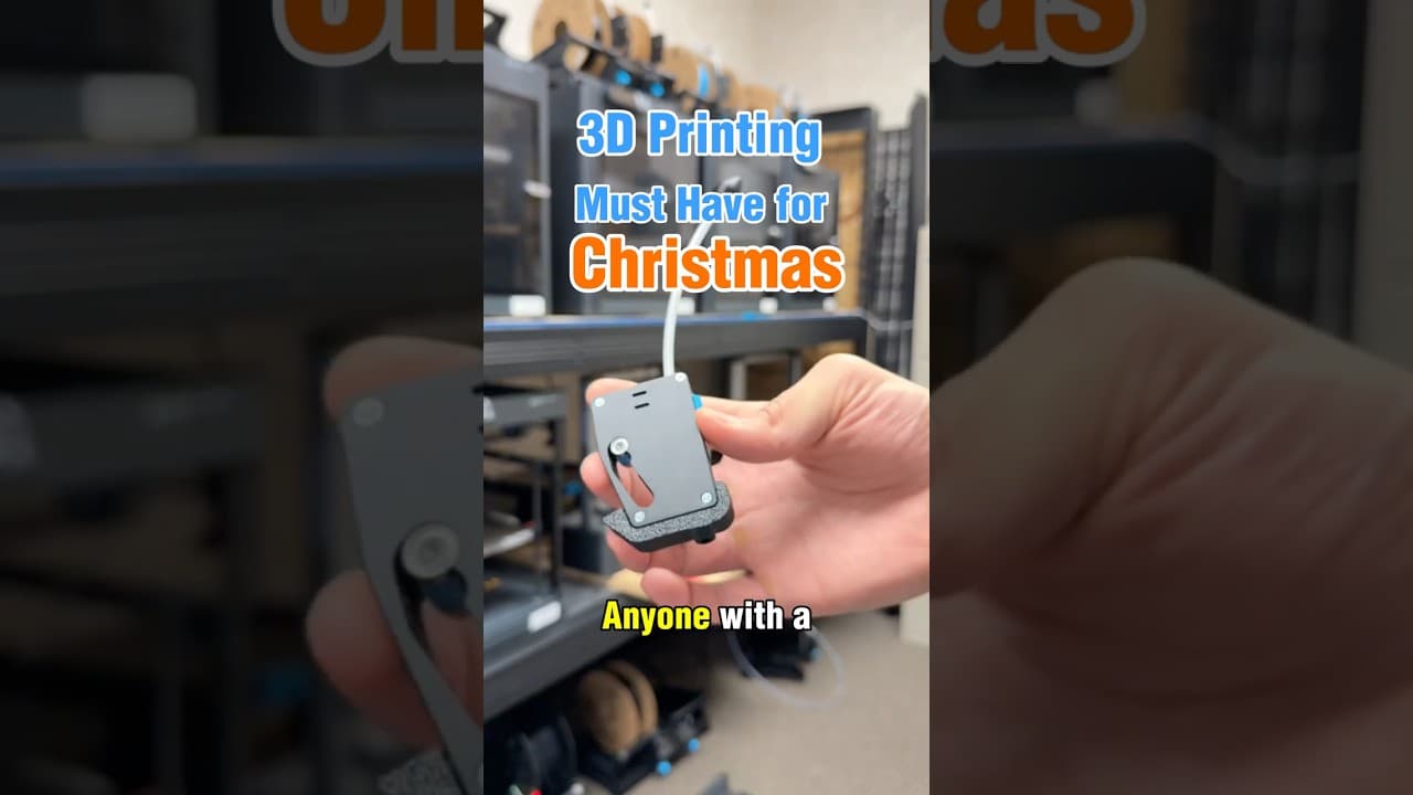 The Perfect Christmas Gift for Anyone With a 3D Printer
