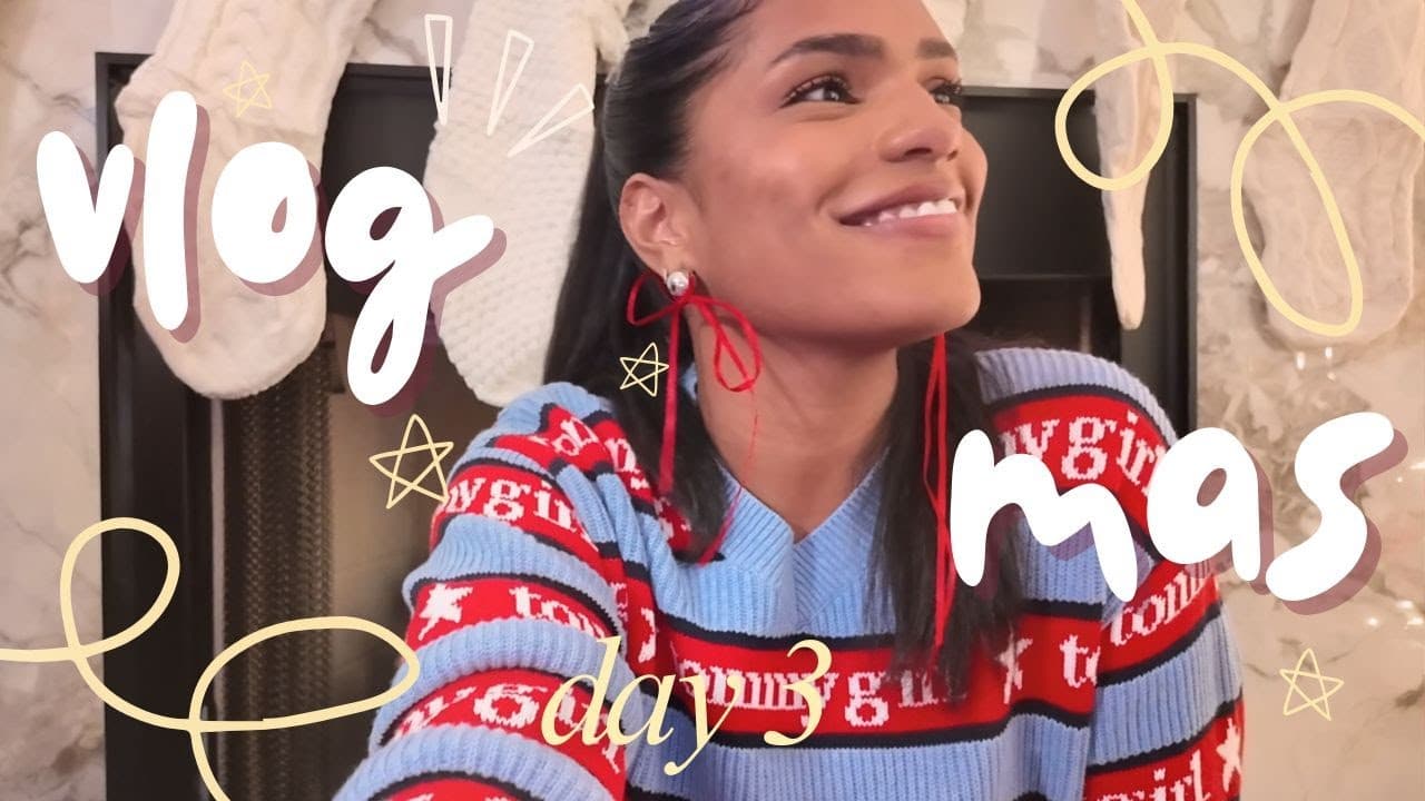 VLOGMAS ♡ day 4 (getting a real christmas tree!! white elephant party, making a simmer pot +)