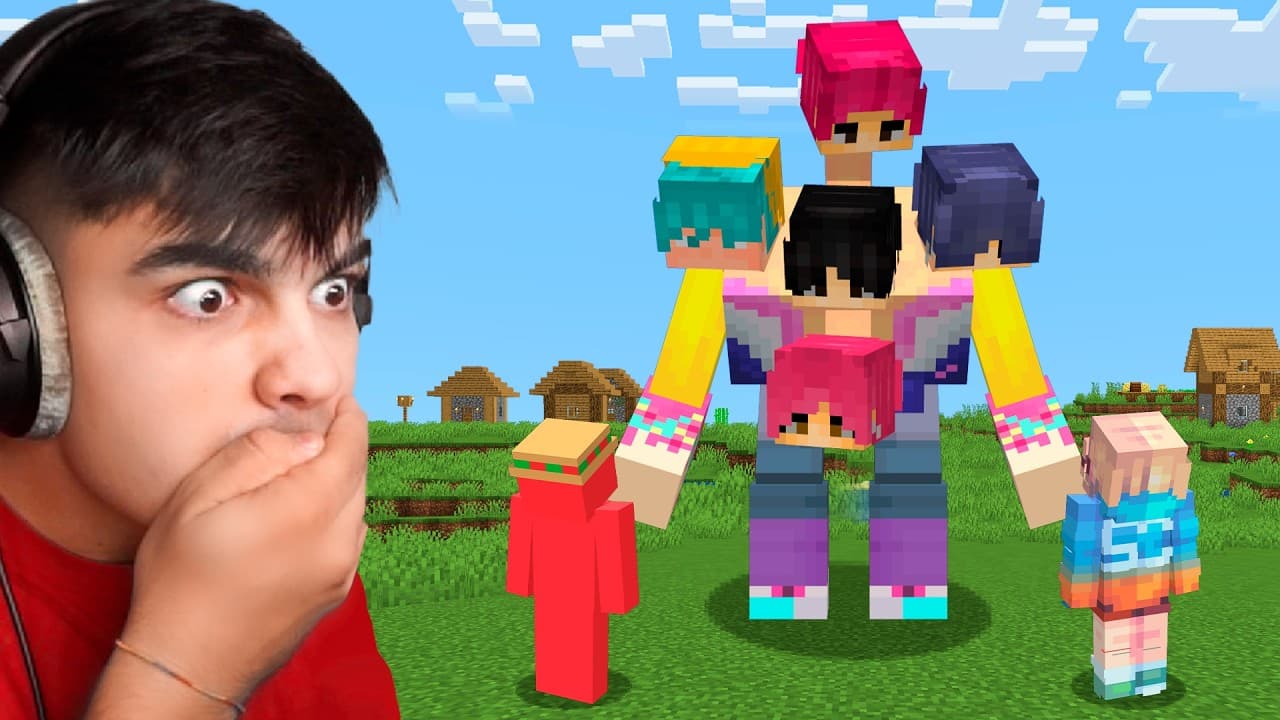 Me Transformé en SAJA BOY MUTANTE en Minecraft!