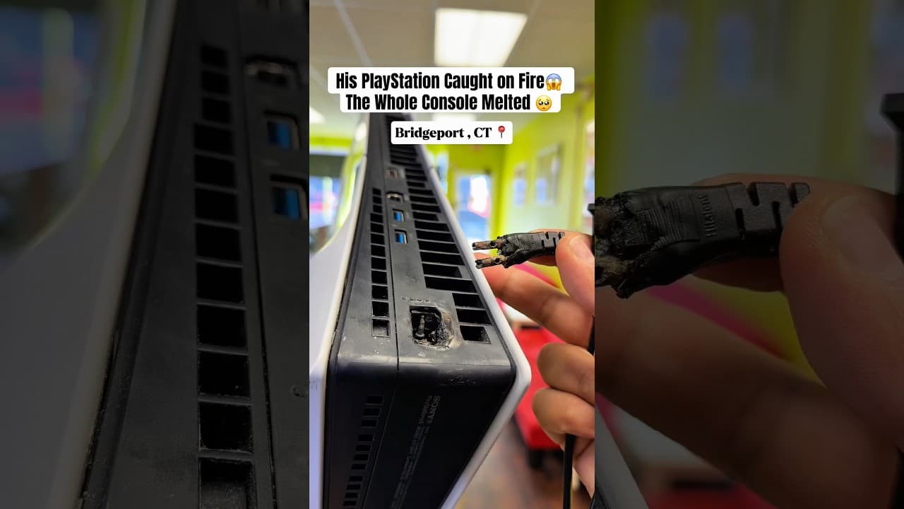 His PS5 Turned Into LAVA… You Won’t Believe What Happened 😱#shorts #moneytalkswireless