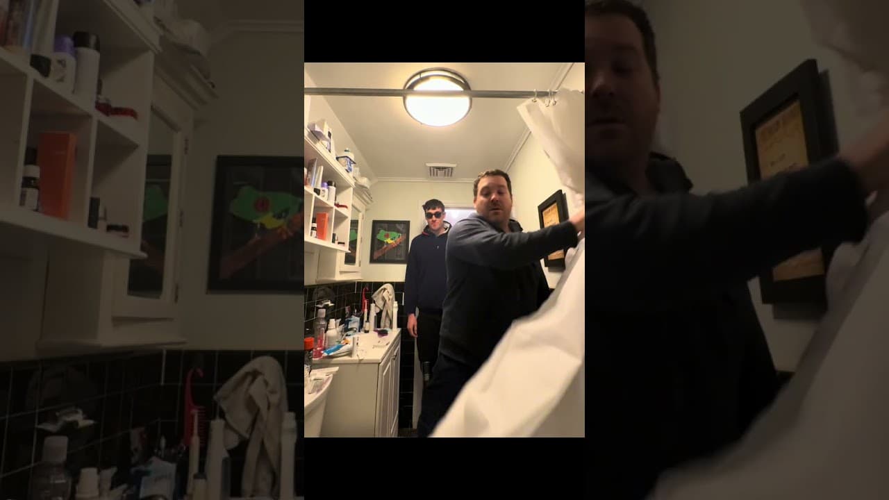 Fake body prank on my plumber #prank #funny