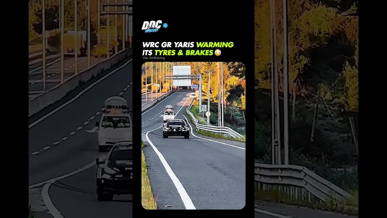 WRC GR YARIS SHOWING OFF ITS MECHANICAL CAPABILITIES