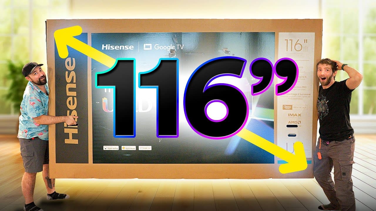 I'm FIRST to Unbox The World's Biggest TV