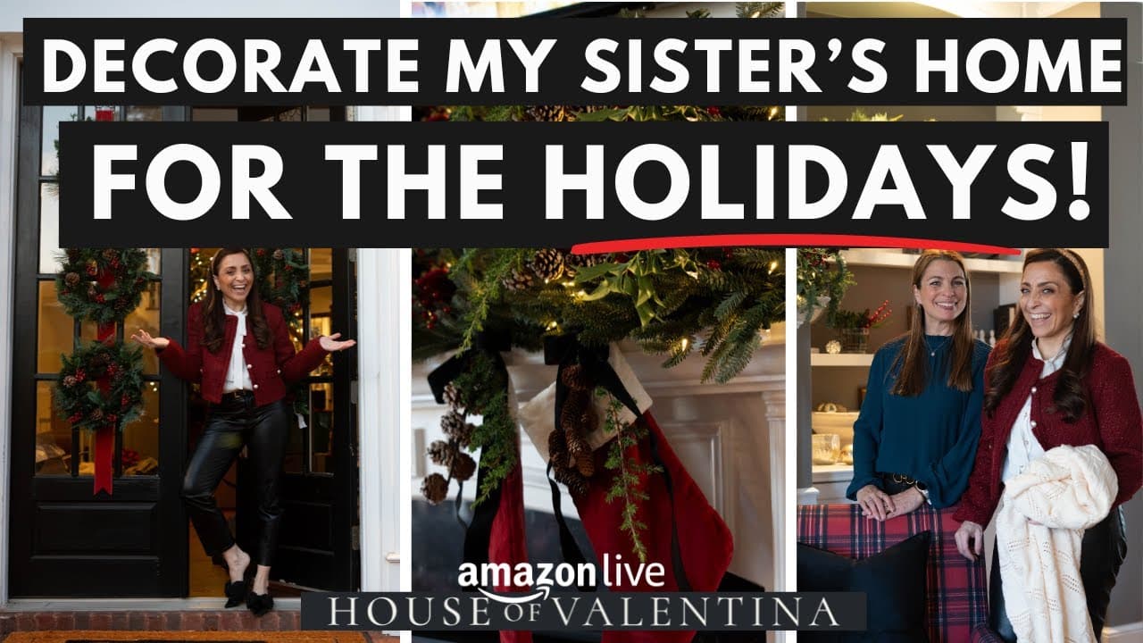 My sister's Traditional Holiday Home Makeover She's RALPH LAUREN OBSESSED!  DIY's & Budget friendly!