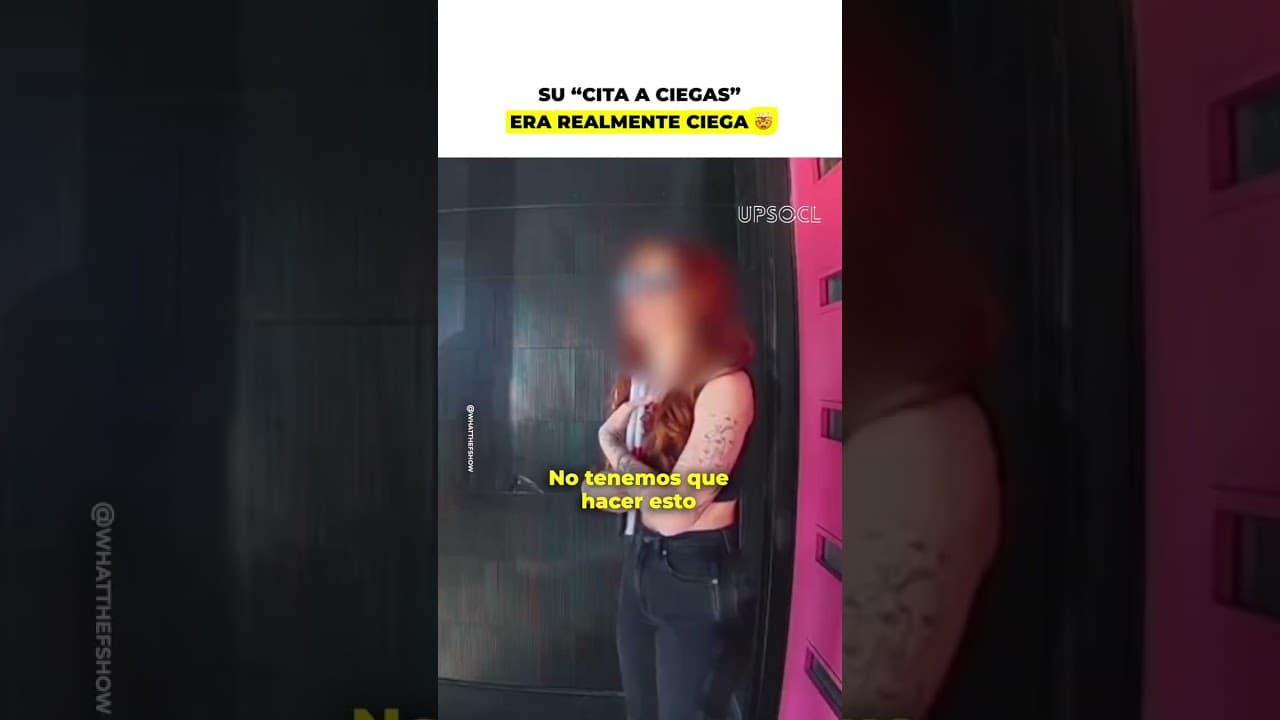 La “cita a ciegas” más realista de la historia 🤯 | Upscol #shorts