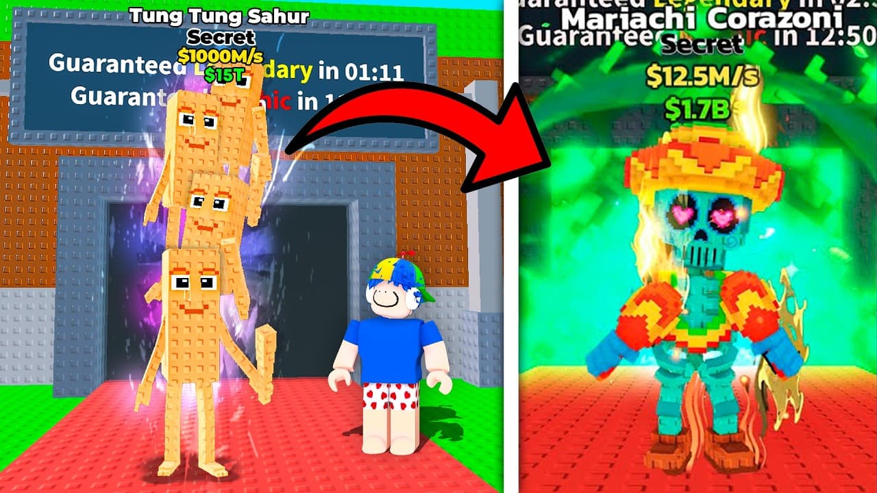 Conseguí el NUEVO BRAINROT SECRETOS CLASE DIOS más OP de Steal a Brainrot