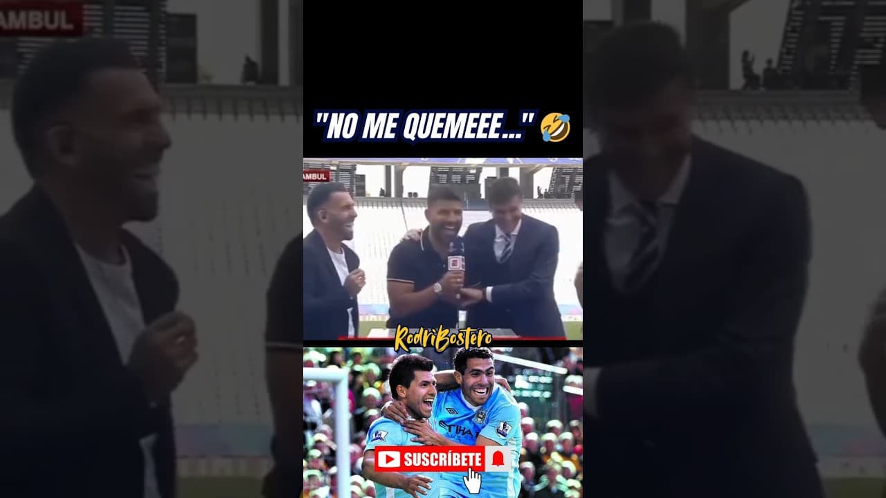 EL PUPI A LAS 10 DORMÍA, PERO EL KUN....🤣 #futbol #argentina #tevez #kunagüero #zanetti #humor