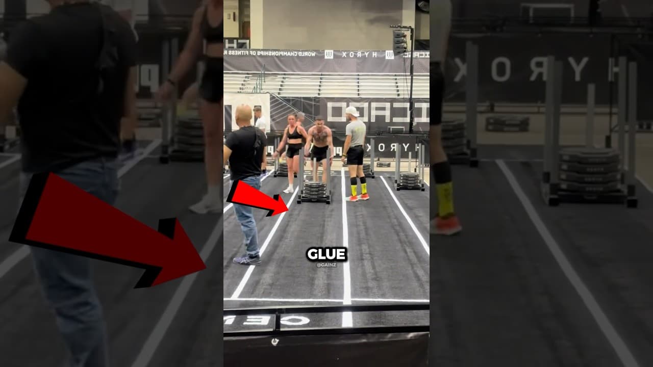 They Put Glue On His Mat🤯(@rayshah)