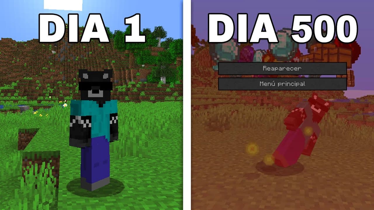 Sobreviví 500 DÍAS en mi NUEVO HARDCORE