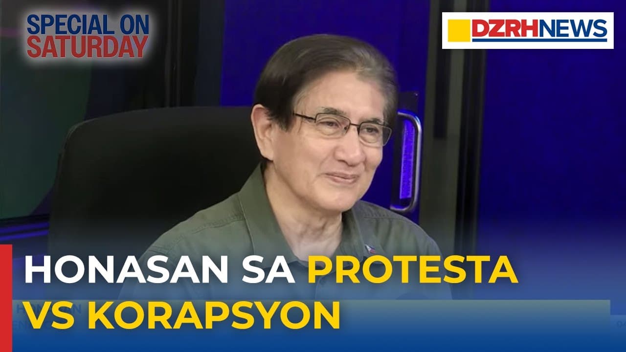 Gringo Honasan, may pahayag sa protesta kontra korapsyon | SOS Exclusive