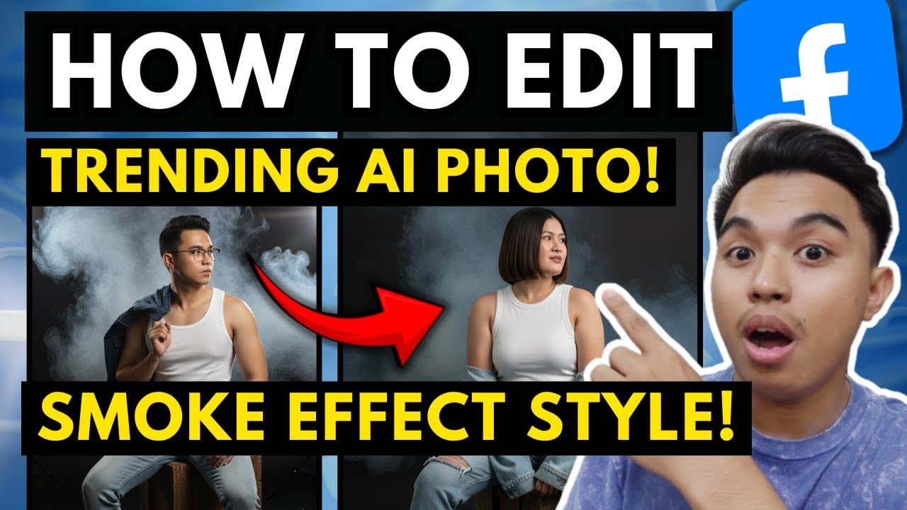 HOW TO EDIT SMOKE EFFECT STYLE TRENDING AI PHOTO! HOW TO EDIT TRENDING AI PHOTO USING GOOGLE GEMINI?