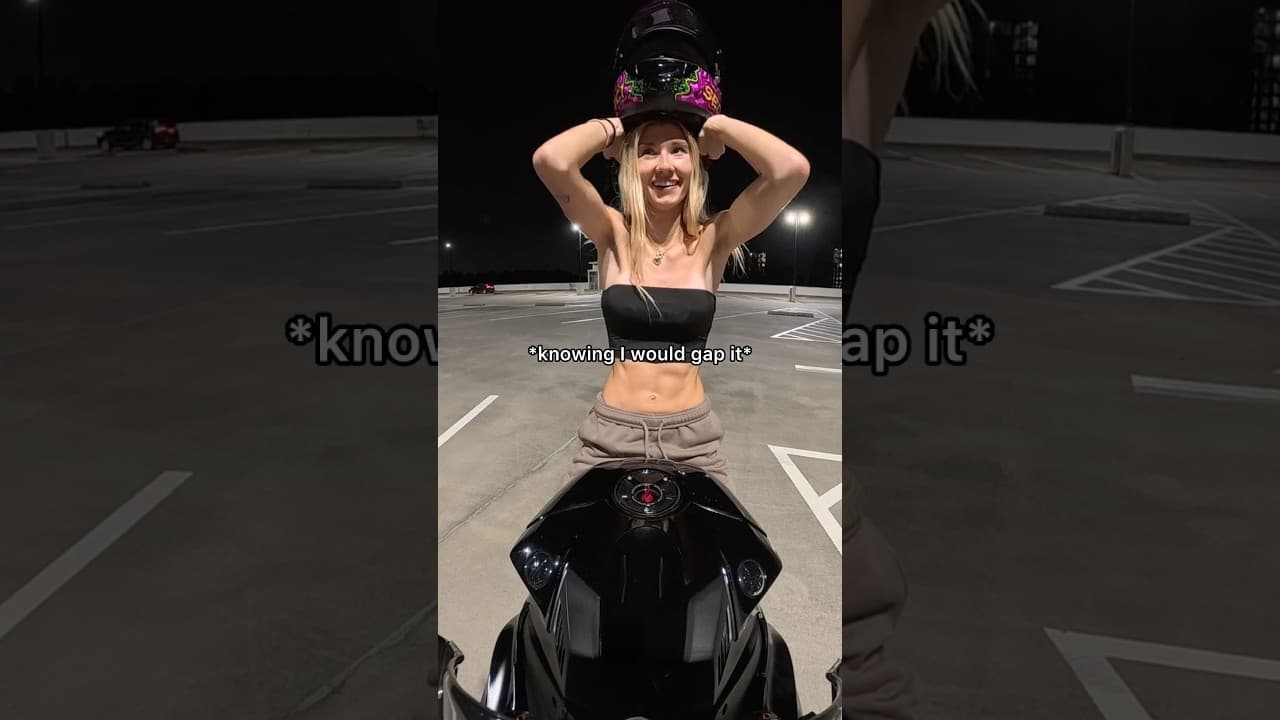 What he said at the end caught me off guard… 😭 #bikergirl #bikelife #r1 #couples #yamahar1