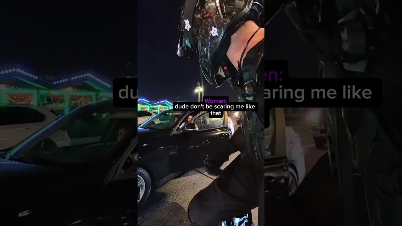 Women almost beats up a rider for helping her out😂 (@nitehawk951)