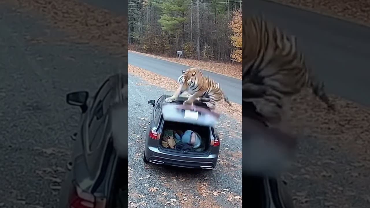 10 Seconds of Terror! A Tiger Charged at Me—I Froze!