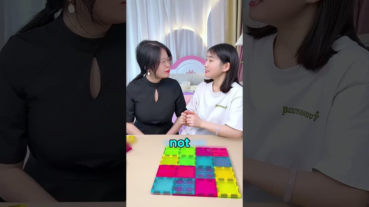 🧩 🤔 How exactly do you play with these magnetic building blocks?#funny