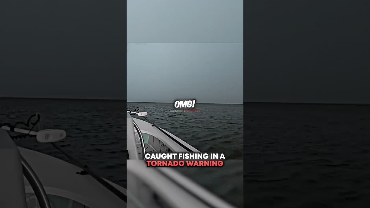 Caught Fishing During TORNADO Warning 🫣