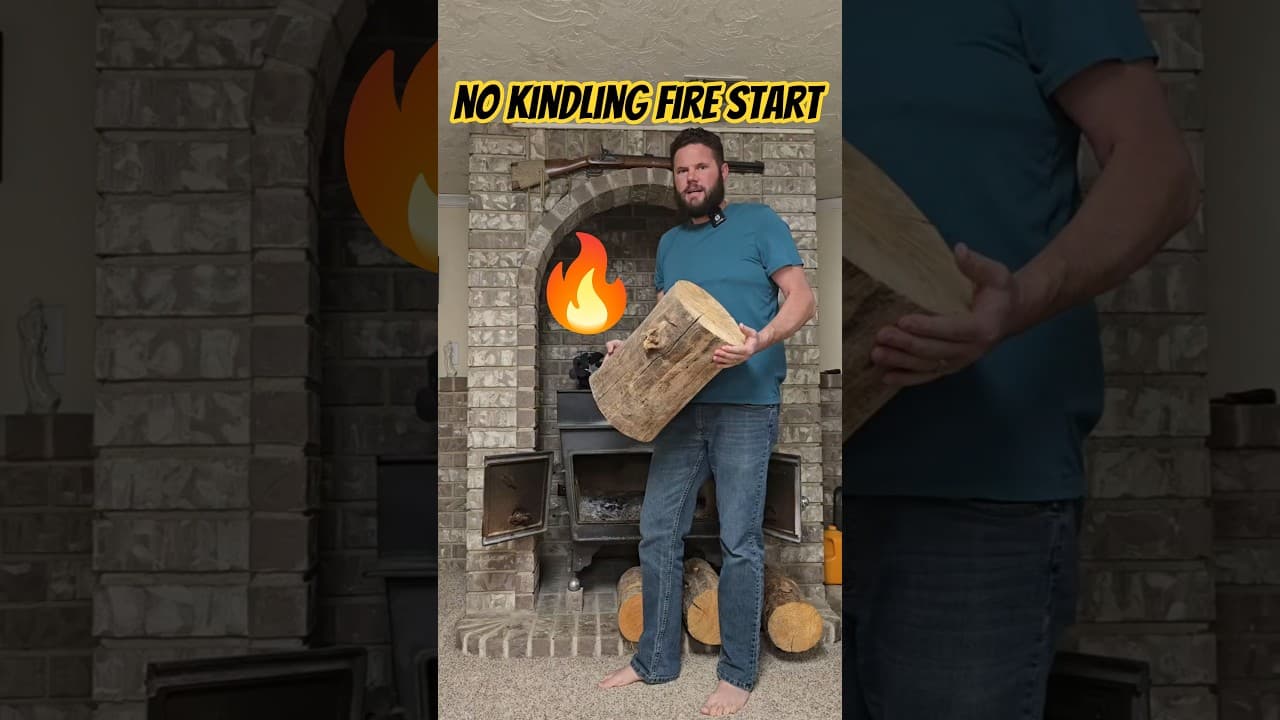 no kindling fire start #viral #fyp