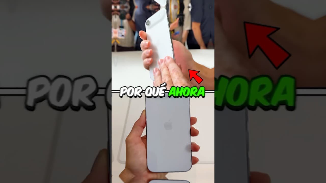 Por qué ahora el iPhone flaquito tienes que comprarlo con una batería aparte #shorts #opentracks