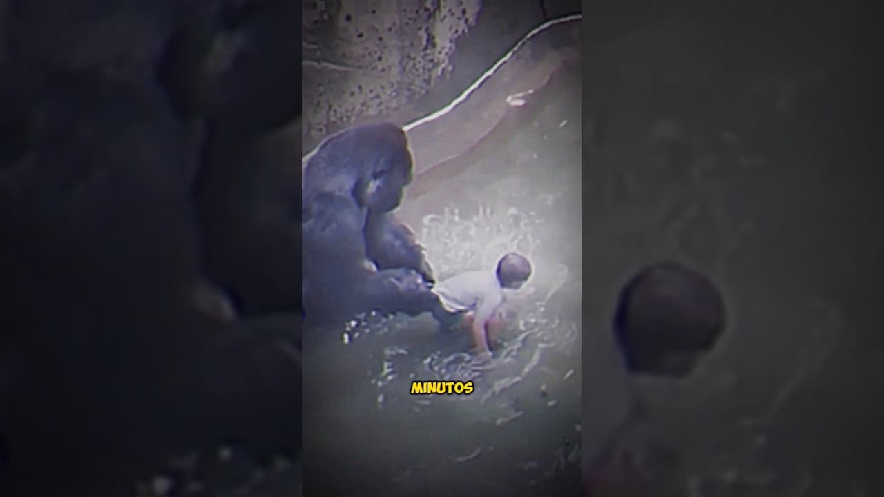 ELLA CAYÓ EN LA JAULA DEL GORILA 😨 #curiosidades