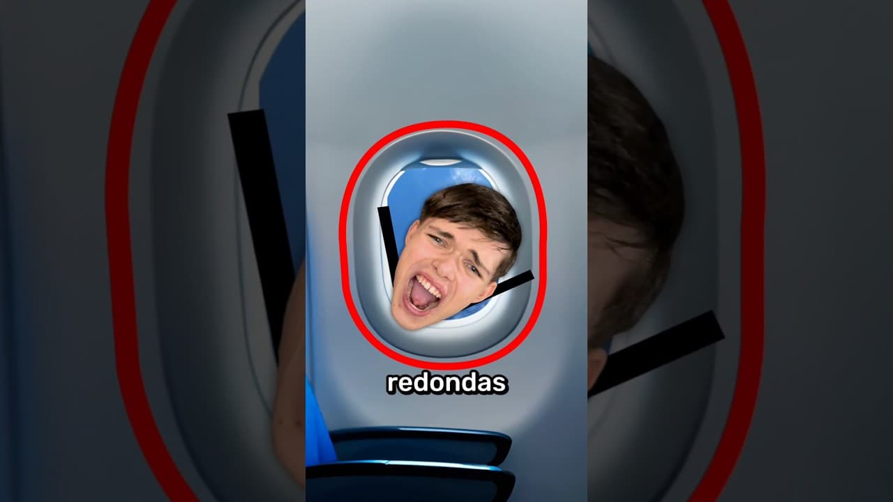 Por Qué Son Redondas Ventanas  Avión? 🤔