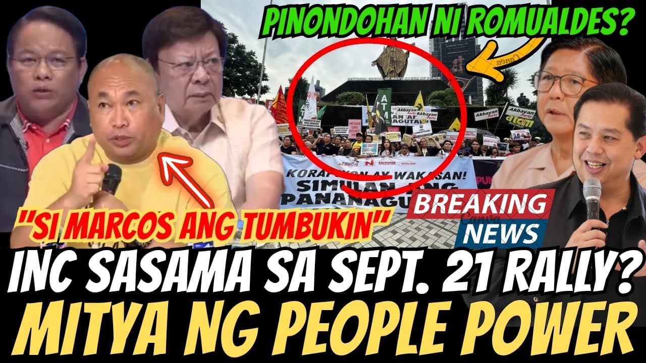 BREAKING! INC NAGSALITA NA! SASAMA SA SEPT. 21? MITYA NG PIPOL WERPA #duterte #dds #vpsara 
