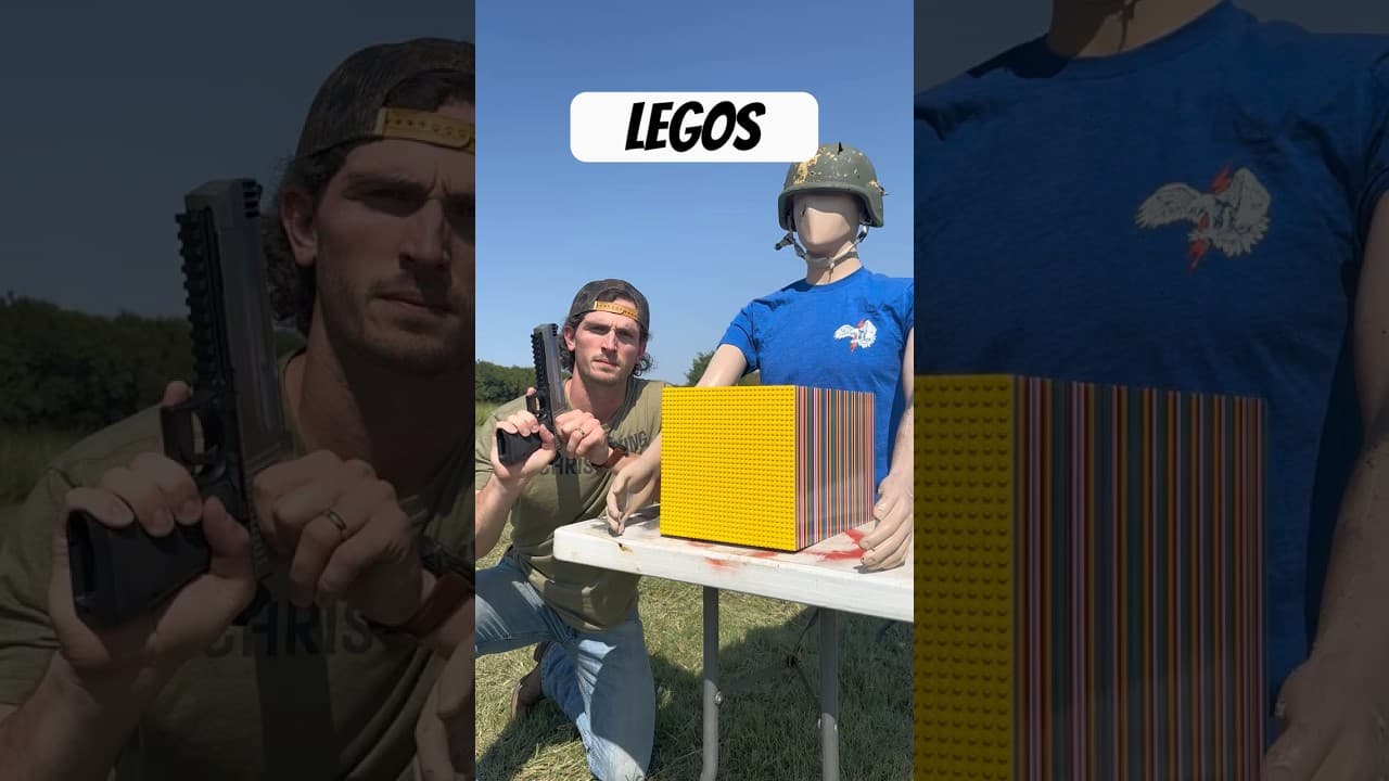 How Many Legos Does it Take to Stop a 50 Cal Sniper Rifle?