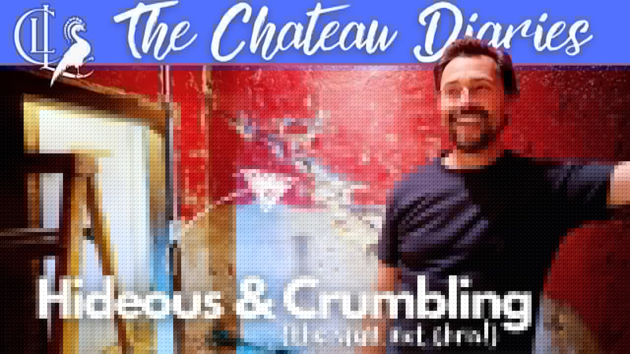 CHATEAU RENOVATION: Chris Starts Work on Our Crumbling Wine Store! 🛠️🏰